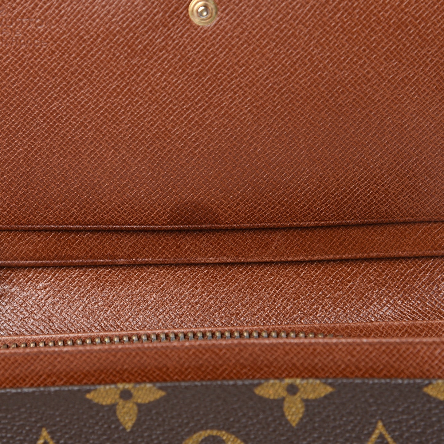 Monogram Flap Card Holder