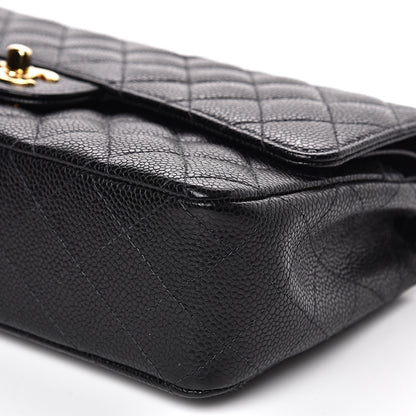Chanel Caviar Quilted Medium Double Flap Black 9 of 13