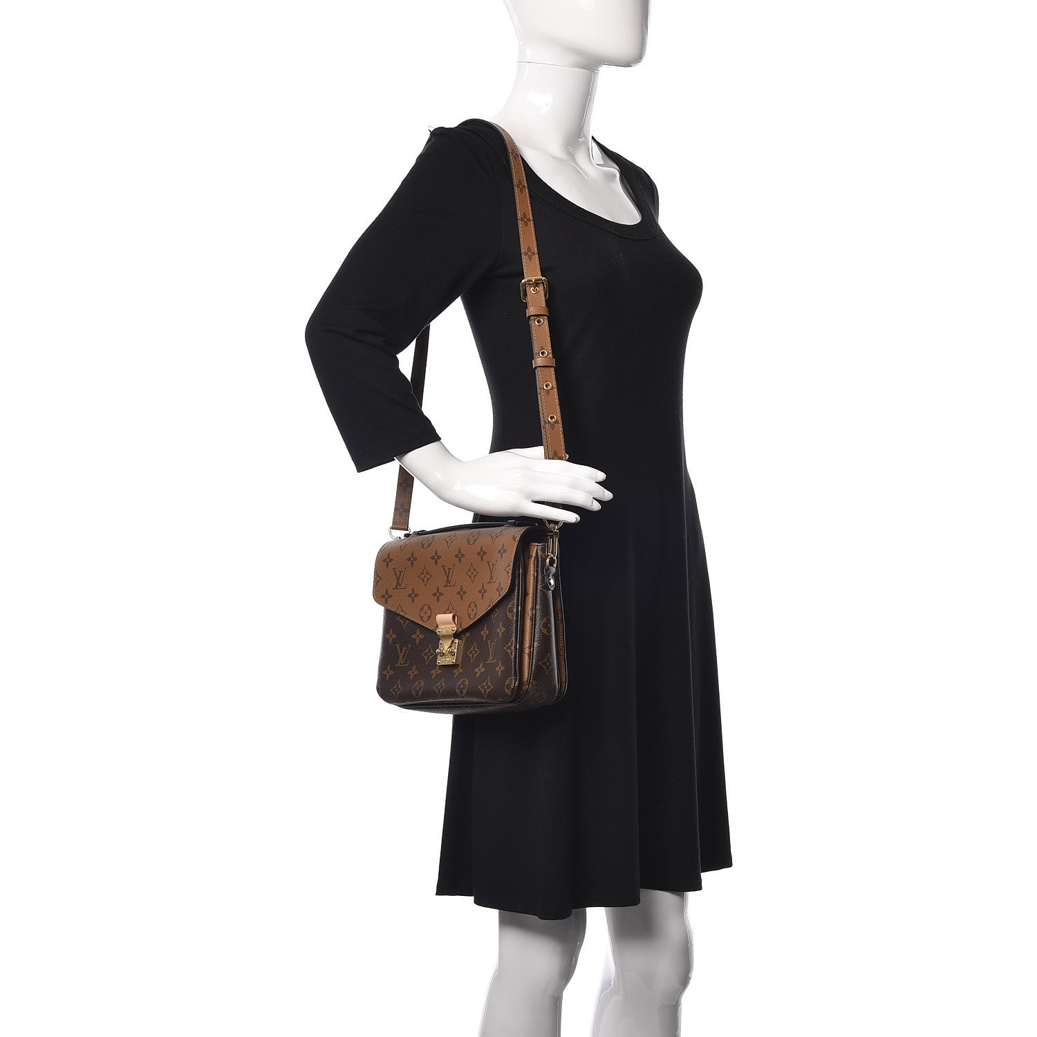 Louis Vuitton Reverse Monogram Pochette Metis 2 of 10