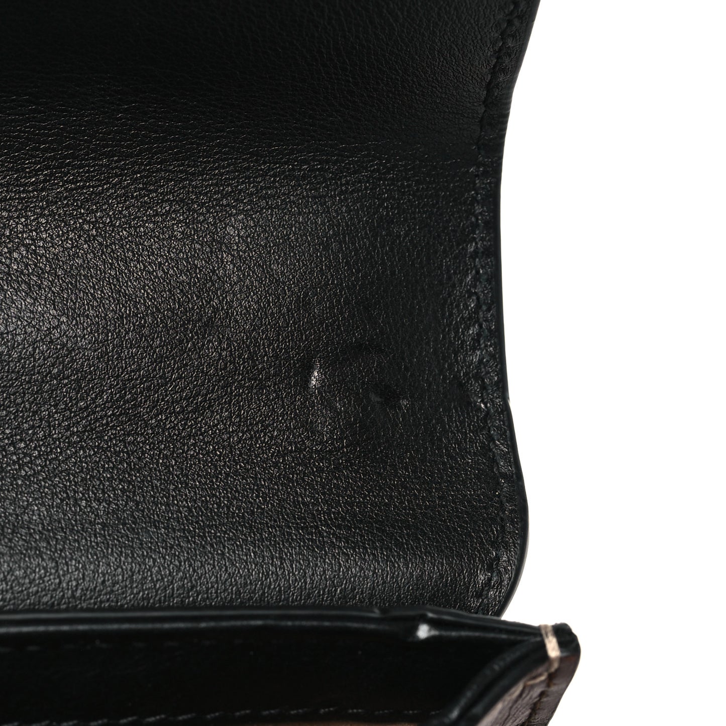 GG Supreme Monogram Calfskin Small Padlock Shoulder Bag Beige Black Cuir