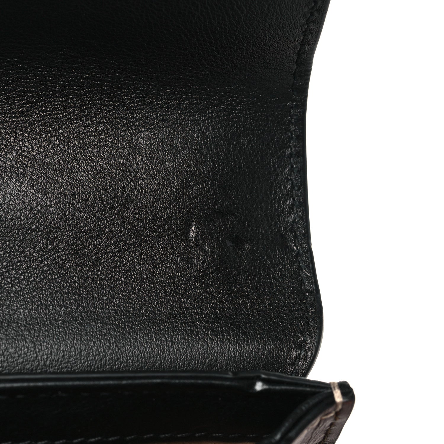 Gucci GG Supreme Monogram Calfskin Small Padlock Shoulder Bag Beige Black Cuir 11 of 14