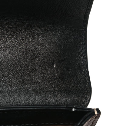 Gucci GG Supreme Monogram Calfskin Small Padlock Shoulder Bag Beige Black Cuir 11 of 14