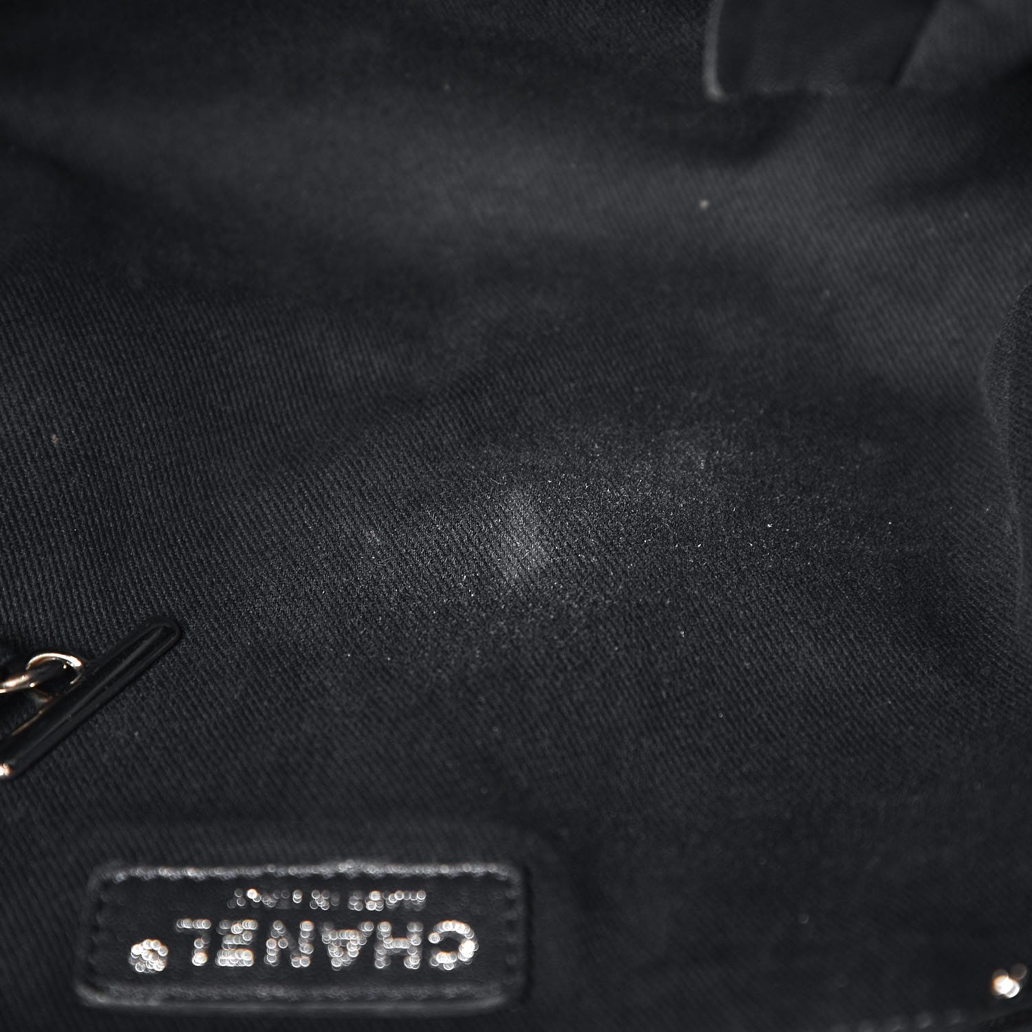 Chanel Denim Small Deauville Tote Dark Blue 8 of 8
