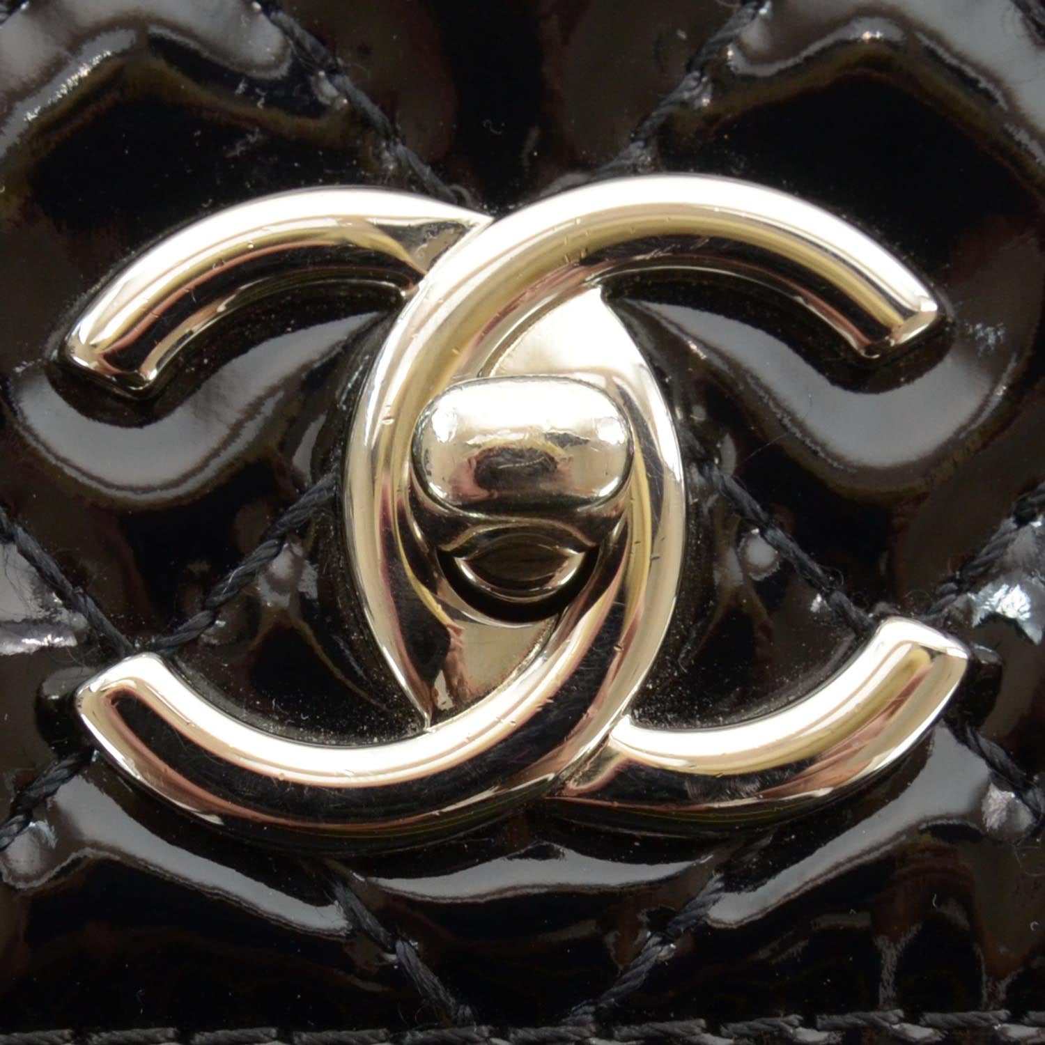 Chanel Vinyl Quilted In the Business Flap Bag Black 5 of 10