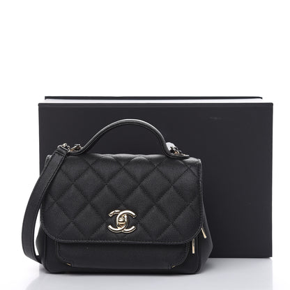 Chanel Caviar Quilted Mini Business Affinity Flap Black 10 of 11