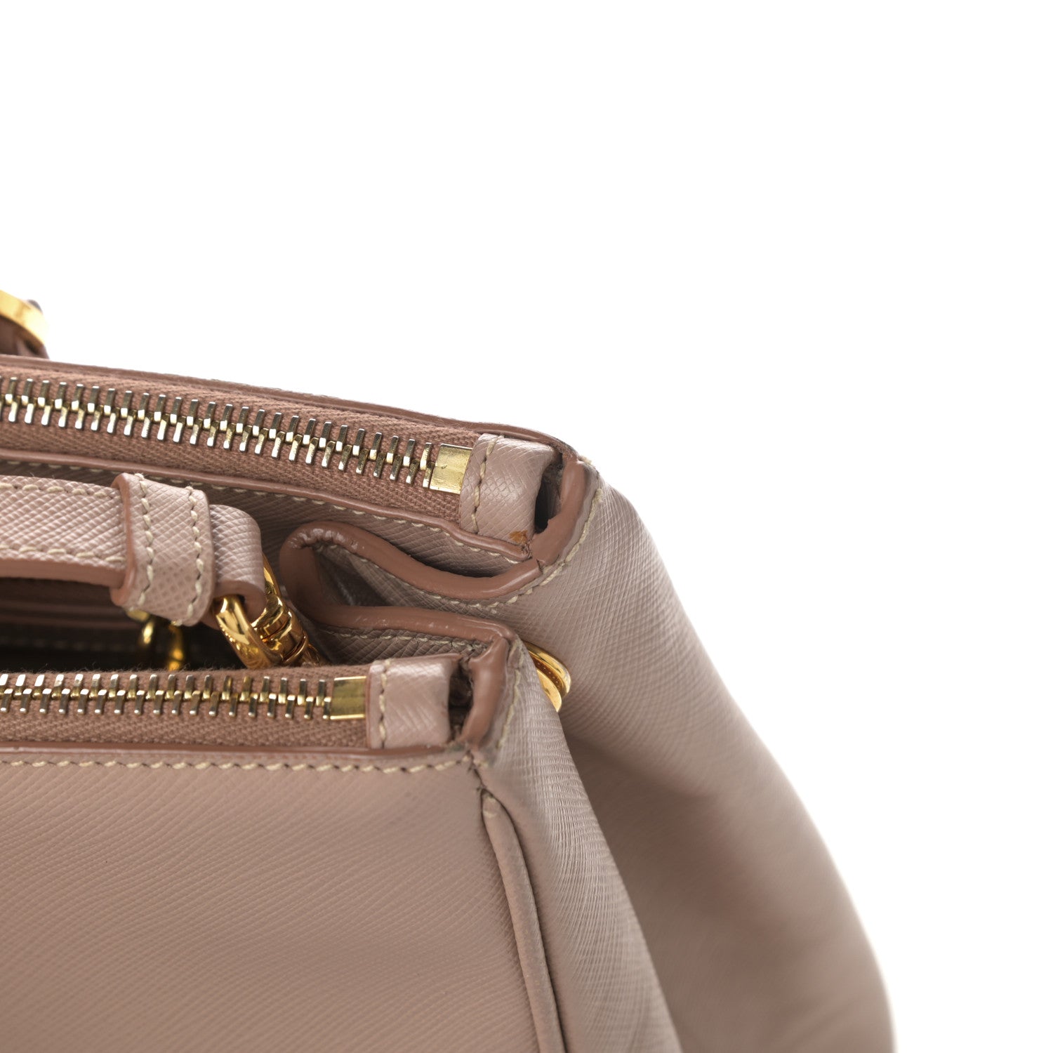 Prada Saffiano Medium Galleria Double Zip Tote Cammeo 10 of 10