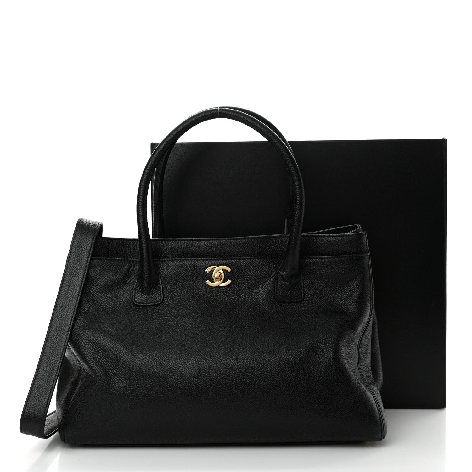 Chanel Caviar Cerf Executive Shopper Tote Black 18 of 18