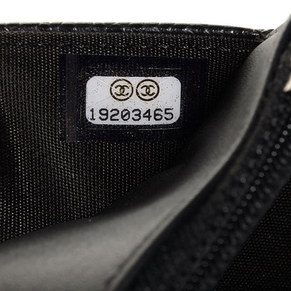 Chanel Caviar Timeless CC Wallet on Chain WOC Black 8 of 9