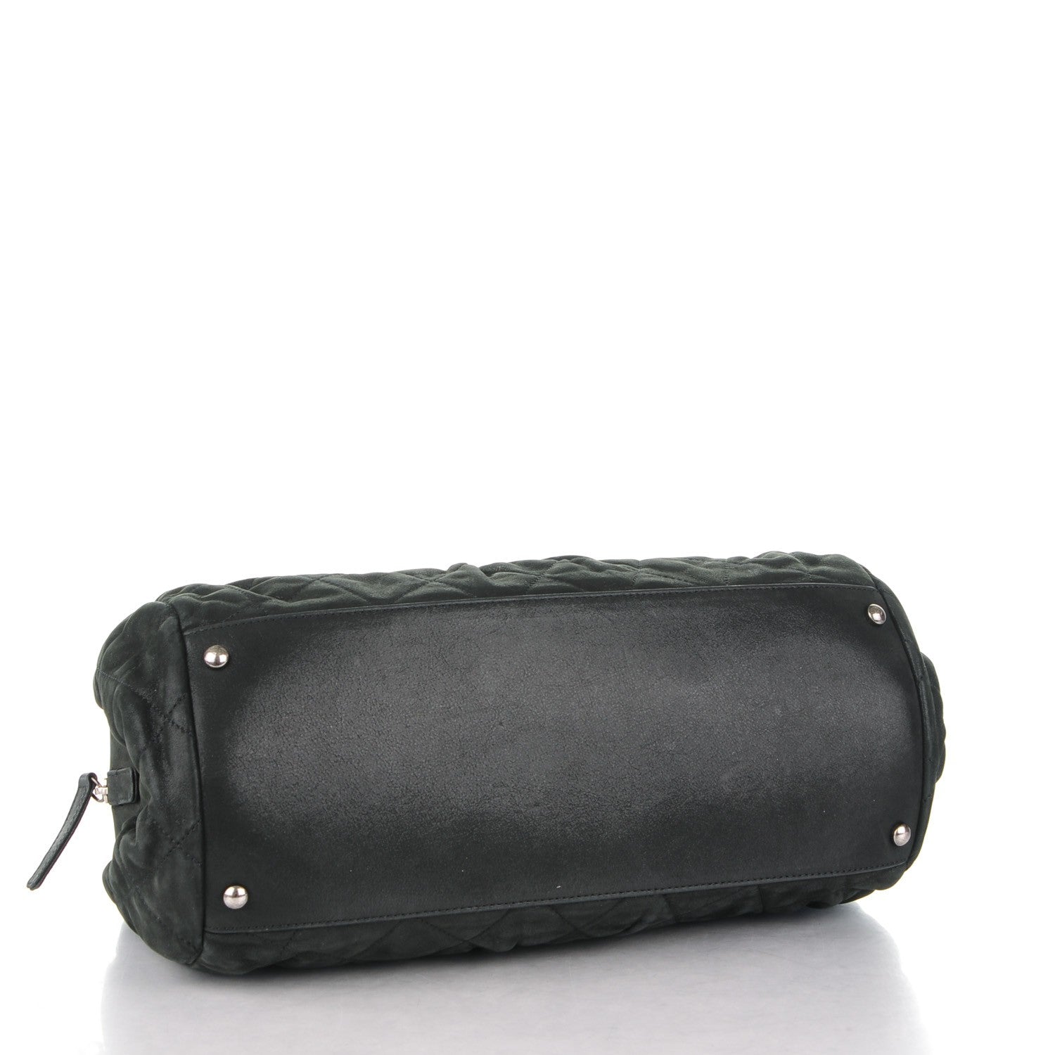Chanel Iridescent Calfskin Chic Quilt Bowling Bag Black 4 of 7