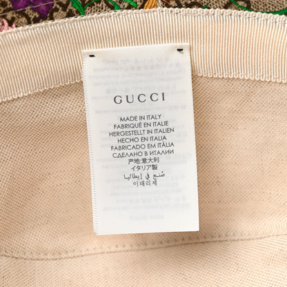 Gucci GG Supreme Monogram Flora Bucket Hat 58 Red 8 of 8