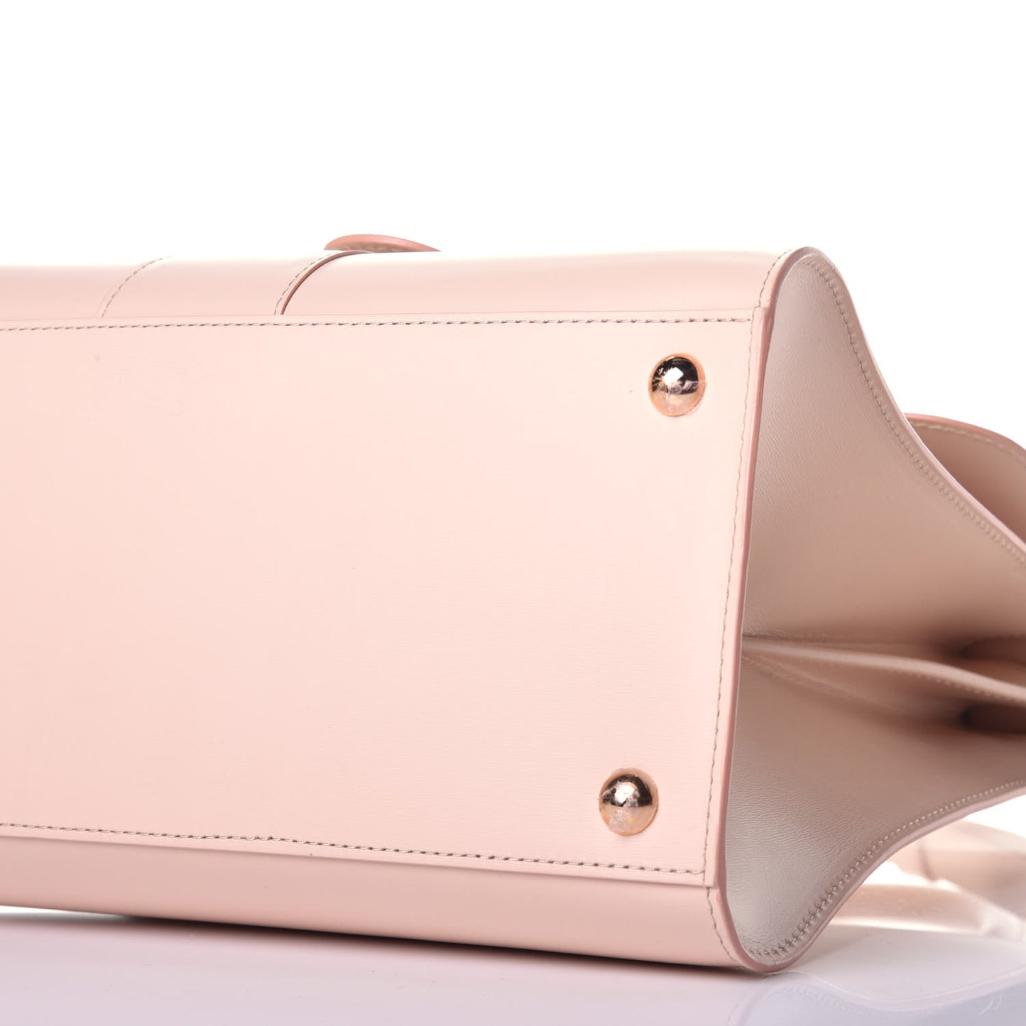 Calfskin MM Brillant Satchel Nude