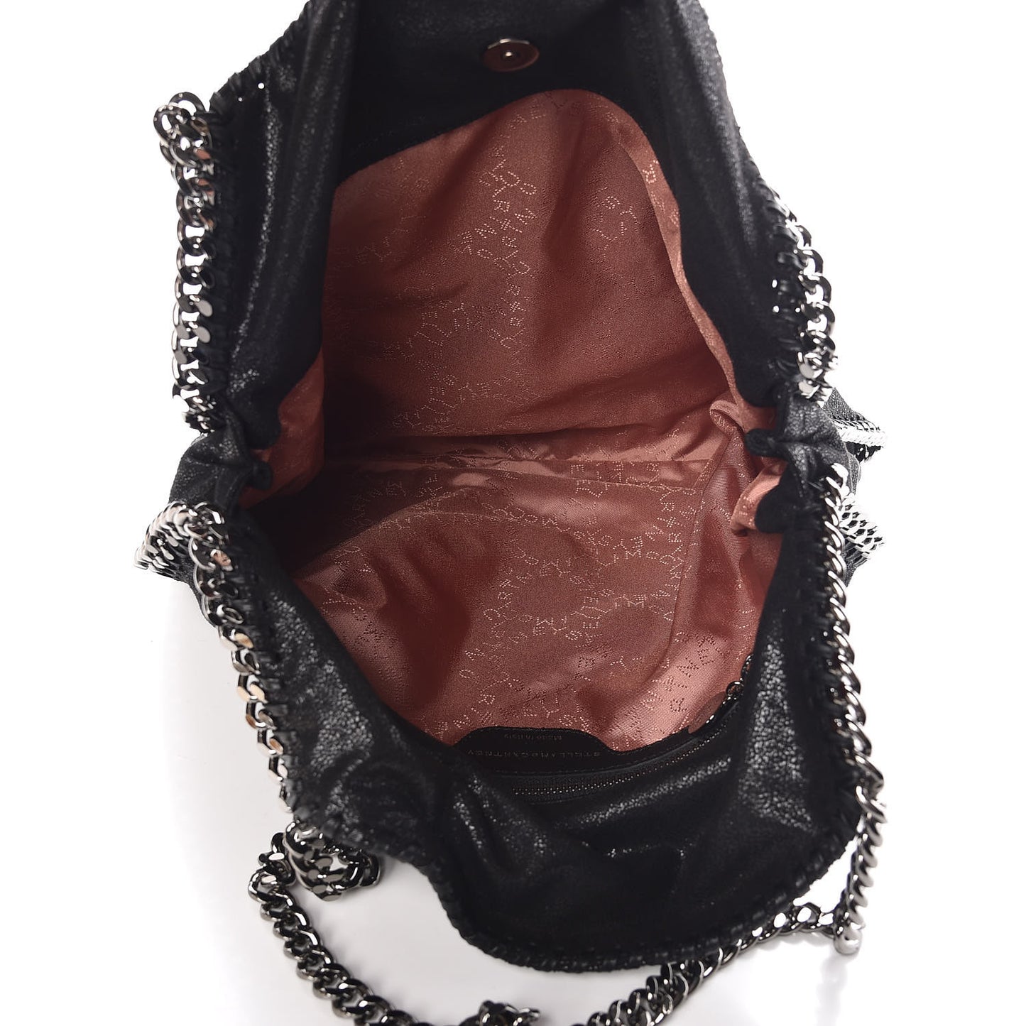 Shaggy Deer Small Falabella Tote Black