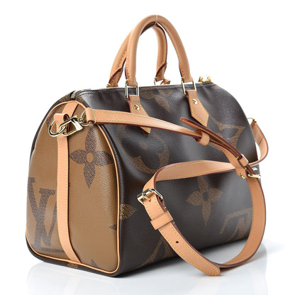 Louis Vuitton Reverse Monogram Giant Speedy Bandouliere 30 3 of 10