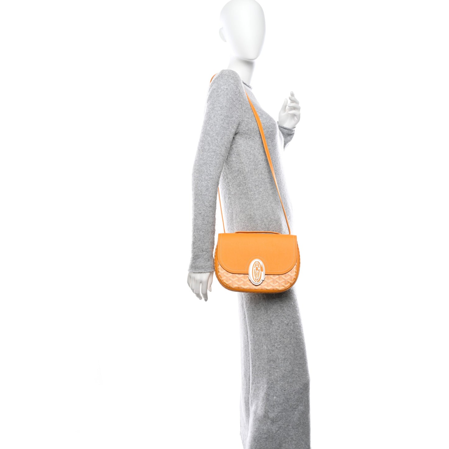 Goyardine 233 PM Shoulder Bag Yellow