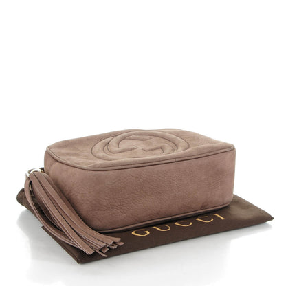 Gucci Vitello Range Small Soho Disco Bag Grey Field 4 of 8