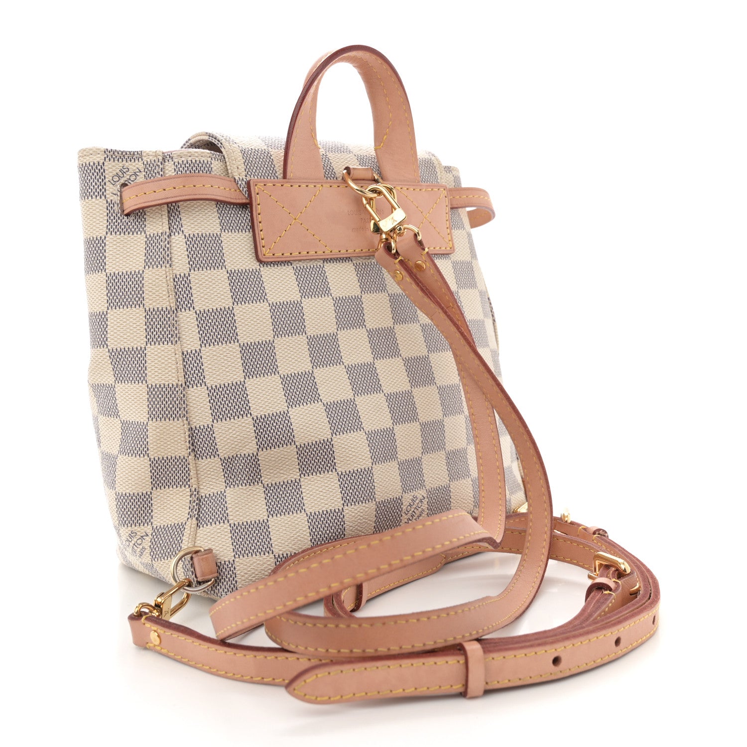 Louis Vuitton Damier Azur Sperone BB Backpack 3 of 13