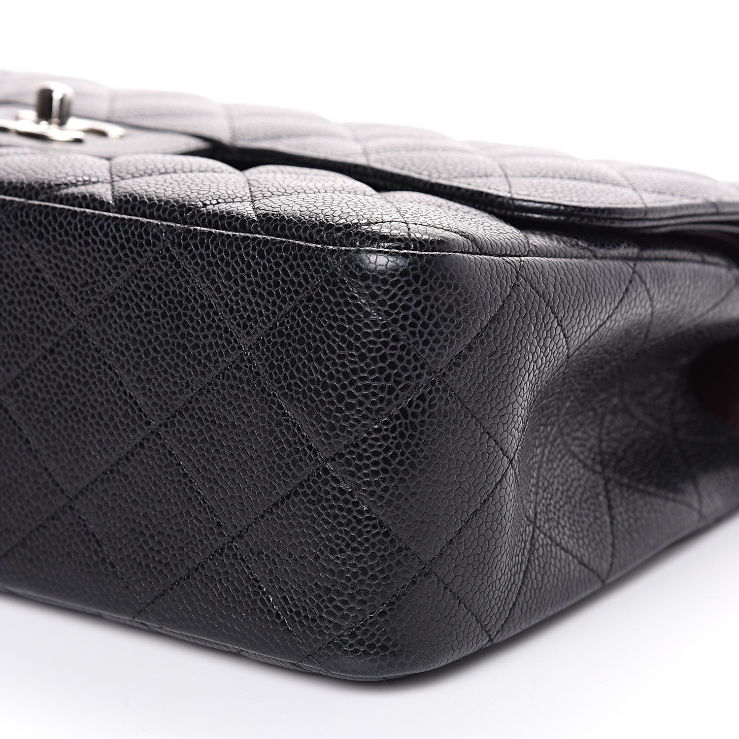 Chanel Caviar Quilted Jumbo Double Flap Black 8 of 12