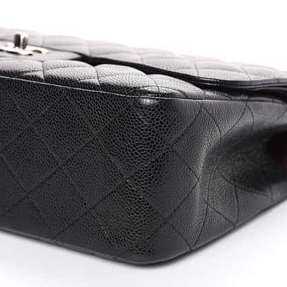 Chanel Caviar Quilted Jumbo Double Flap Black 8 of 12