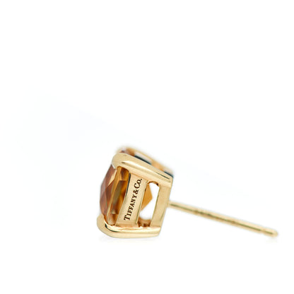 Tiffany 18K Yellow Gold Citrine Sparklers Earrings 4 of 4