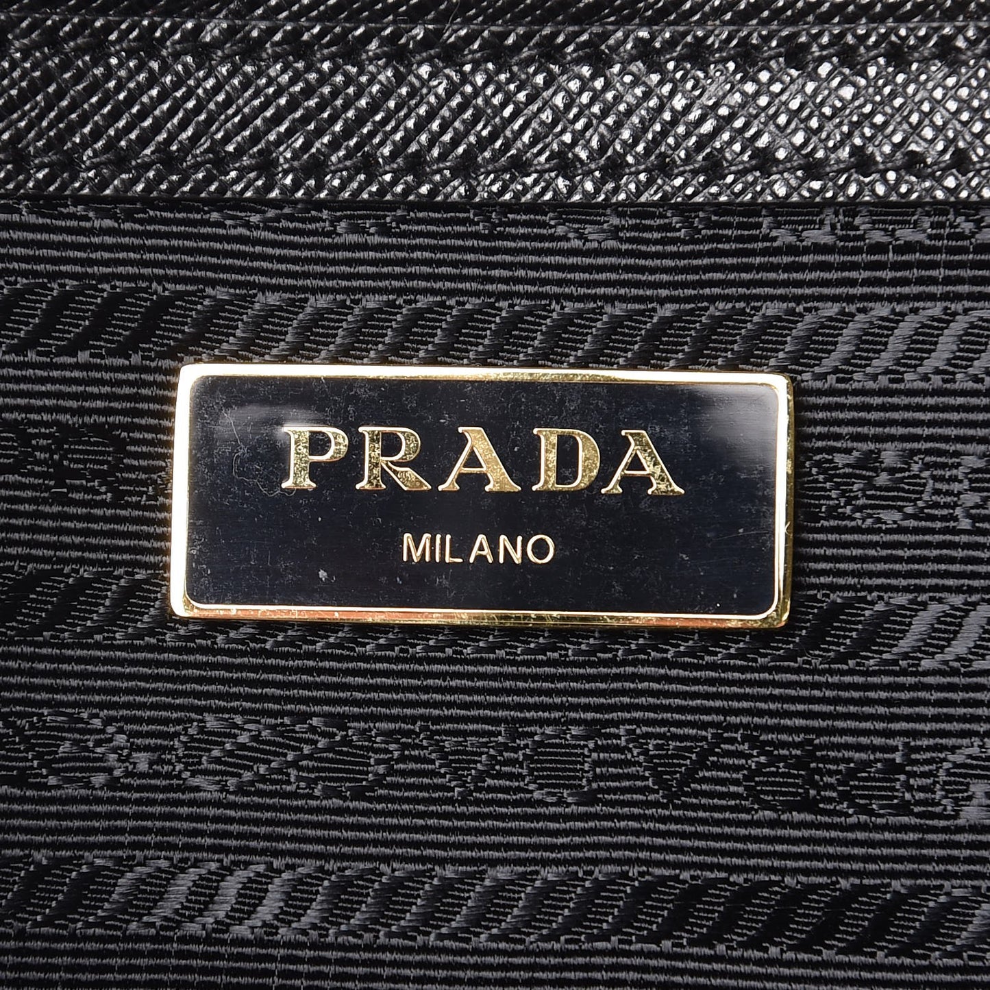 Saffiano Lux Bowler Black