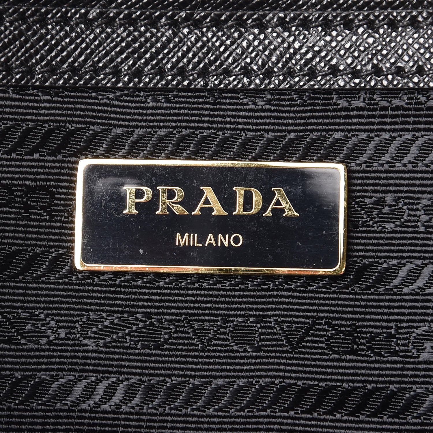 Prada Saffiano Lux Bowler Black 7 of 8