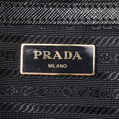 Prada Saffiano Lux Bowler Black 7 of 8