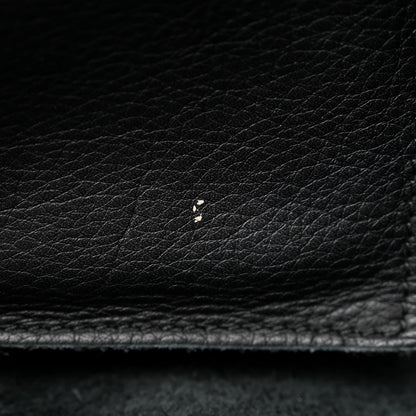 Balenciaga Calfskin Papier Sight Shoulder Bag Black 10 of 11