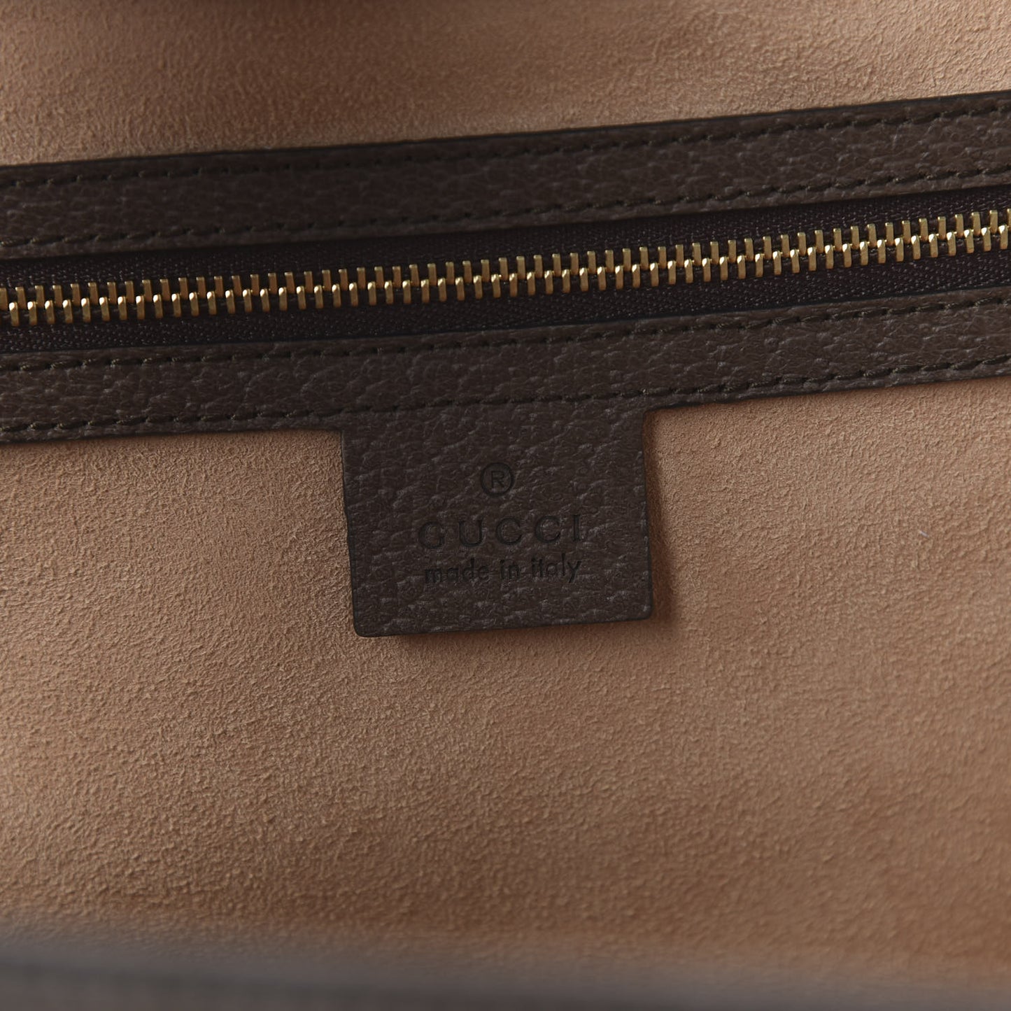GG Supreme Monogram Medium Ophidia Shopping Tote Brown