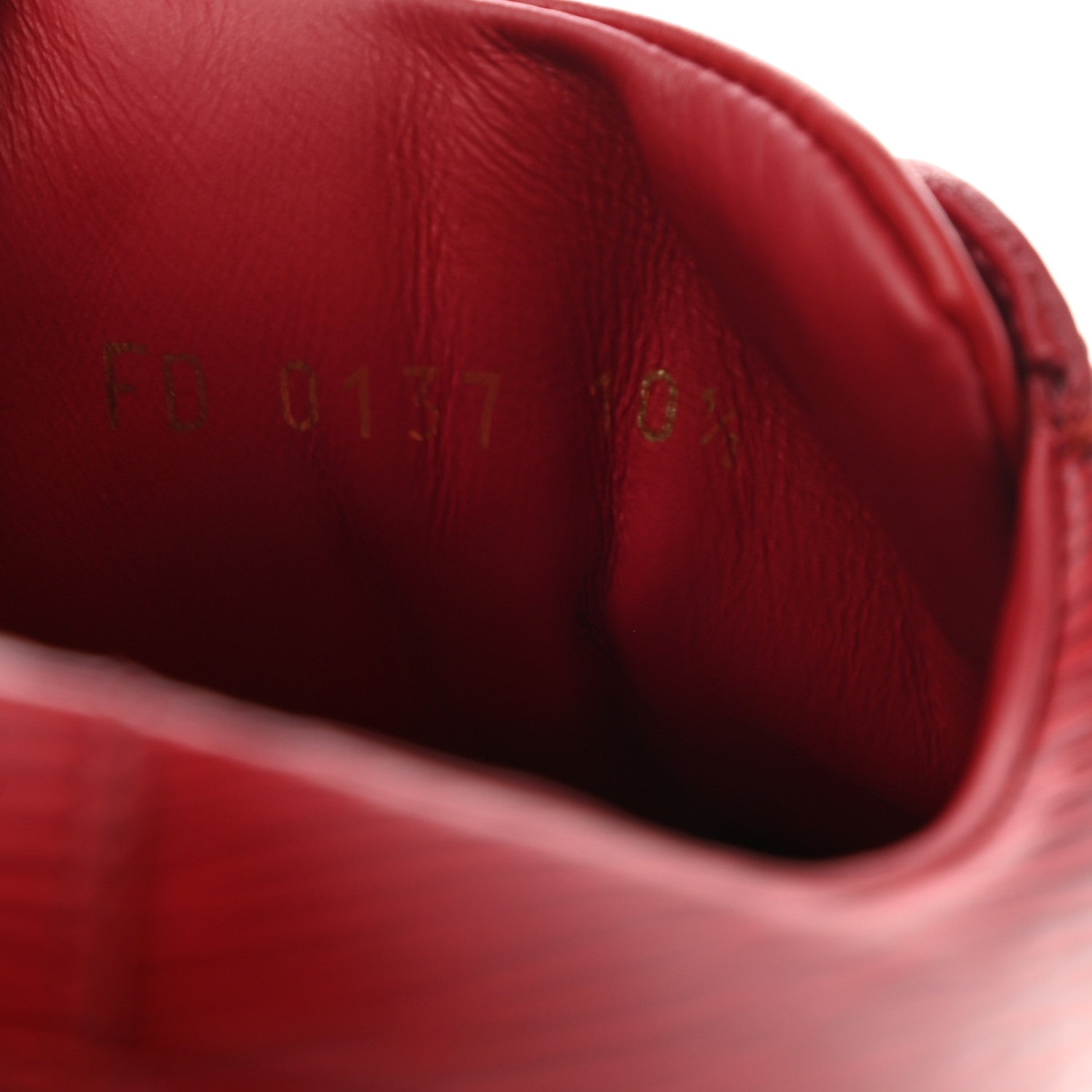 Louis Vuitton Epi Low Top Sneakers 10.5 Red 8 of 8