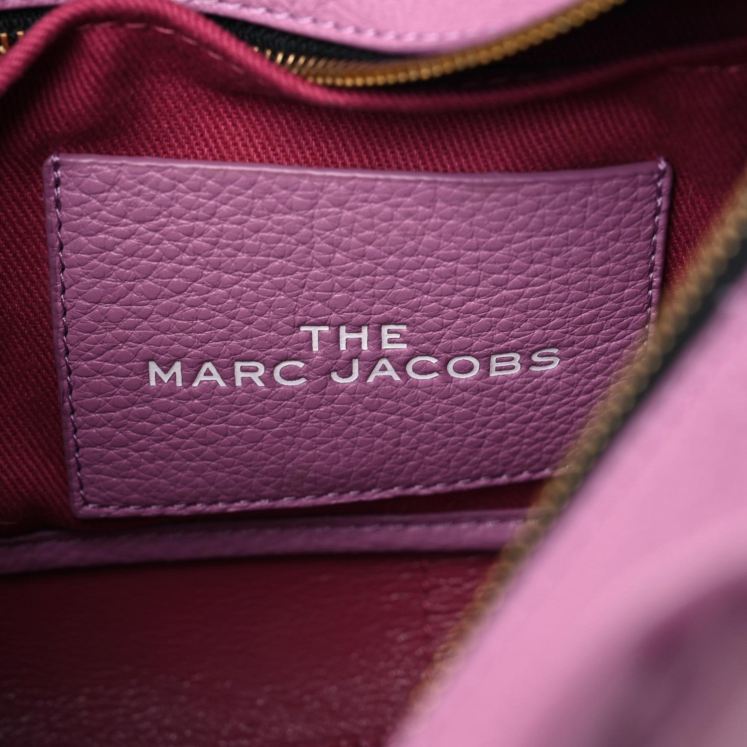 Marc Jacobs Grained Calfskin Small The Tote Bag Orchid Haze 6 of 13