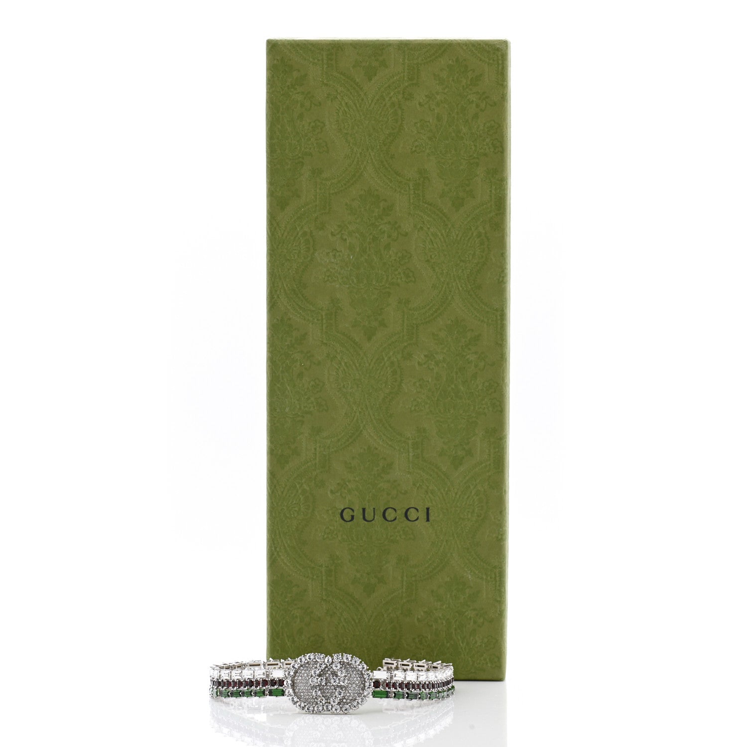 Gucci Crystals Double G Web Tennis Choker Necklace Multicolor 5 of 5