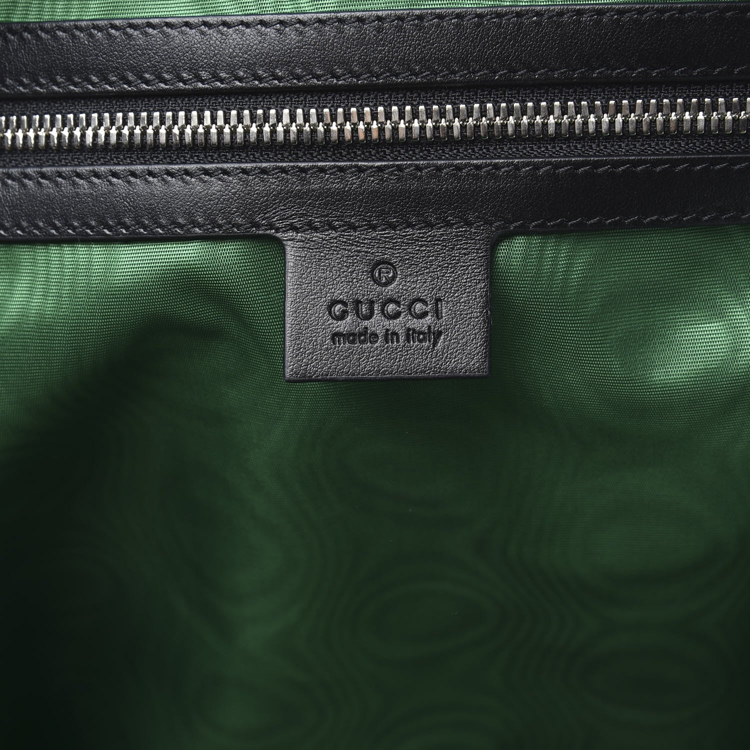 Gucci Calfskin Rhombus Backpack Black 5 of 9