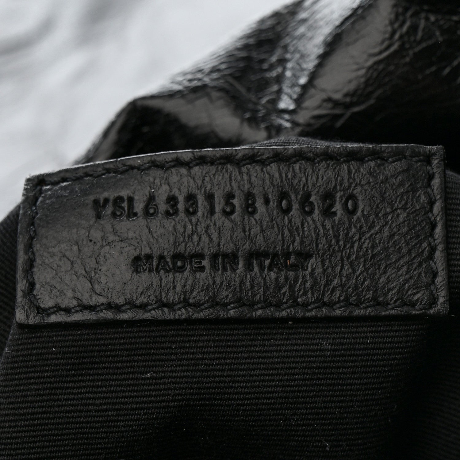 Saint Laurent Crinkled Calfskin Matelasse Monogram Medium Niki Chain Satchel Black 8 of 12