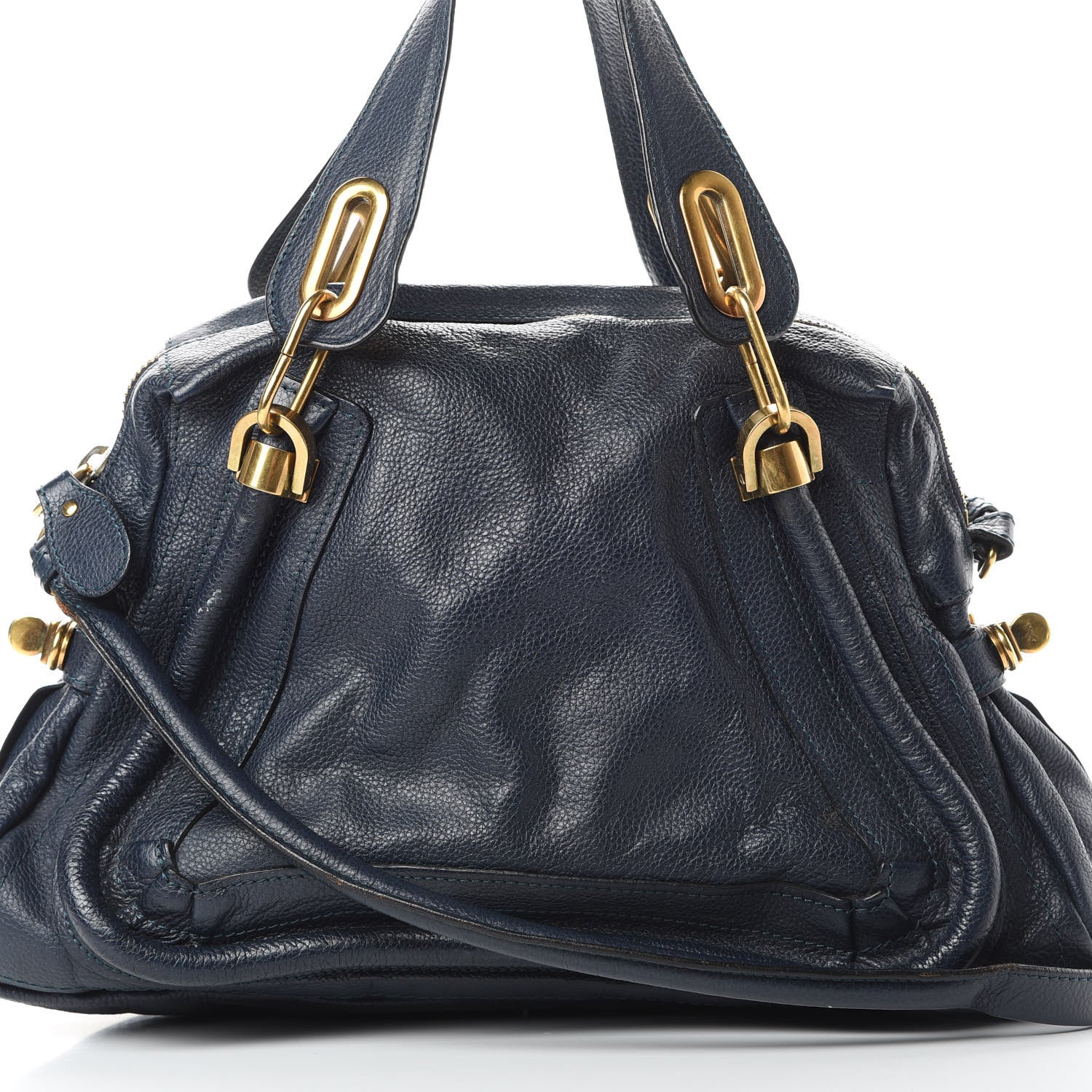 Chloe Calfskin Medium Paraty Navy 8 of 17