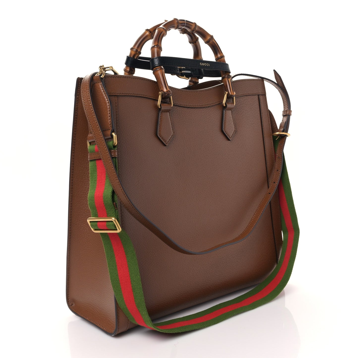 Wonka Grain Calfskin Large Diana Tote Bag Cuir Black