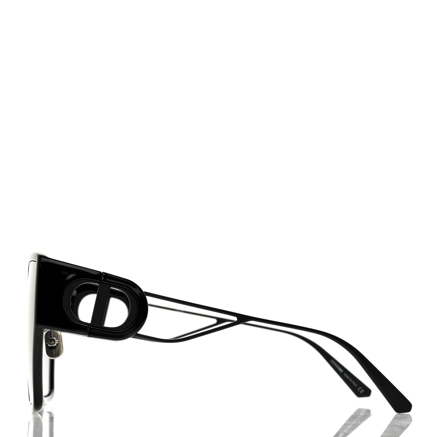 Christian Dior Rectangular 30 Montaigne 1 Sunglasses Black 3 of 8