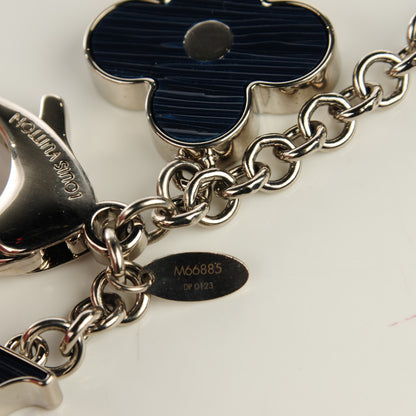 Louis Vuitton Fleur d Epi Bag Charm Indigo 5 of 6