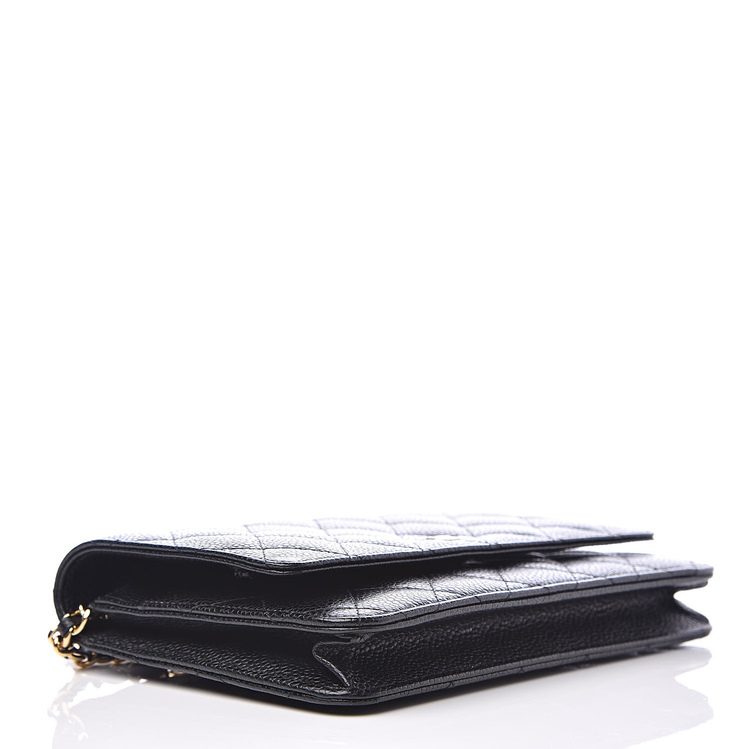 Chanel Caviar Quilted Wallet On Chain WOC Black 4 of 12