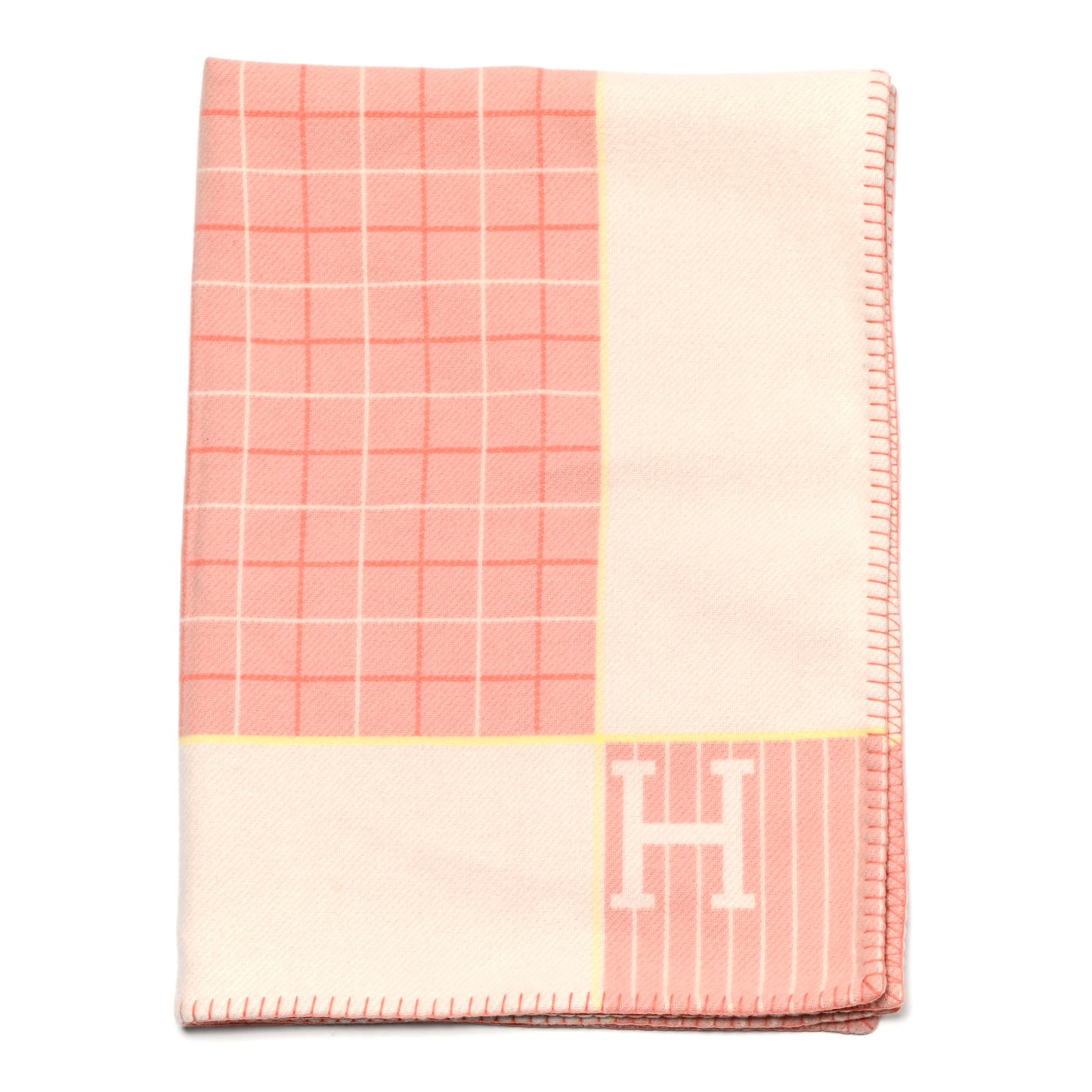 Wool Cashmere Avalon Cabriole Blanket Melon