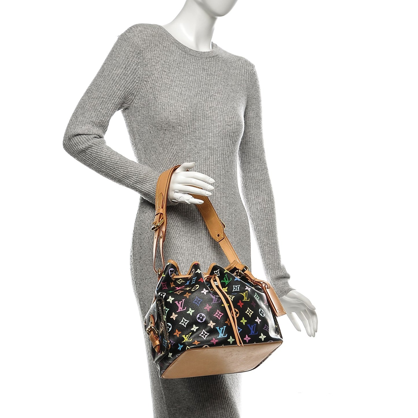 Monogram Multicolor Petit Noe Black