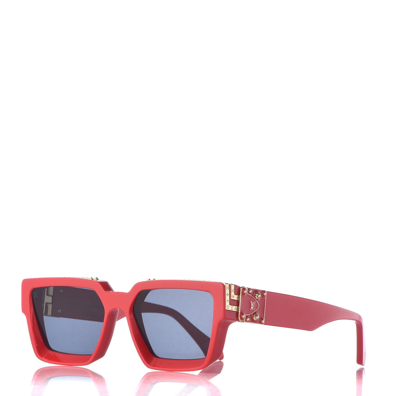 Louis Vuitton Acetate 1.1 Millionaires Z1169W Sunglasses Red 1 of 7