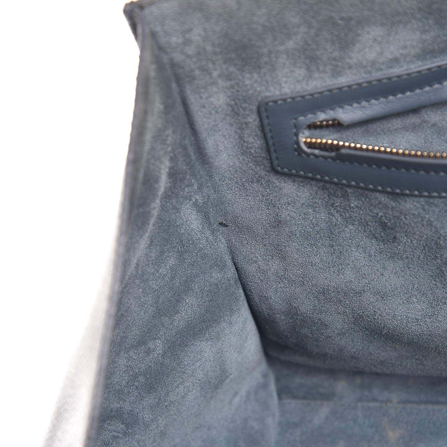 Celine Supple Calfskin Medium Phantom Luggage Slate Blue 9 of 26