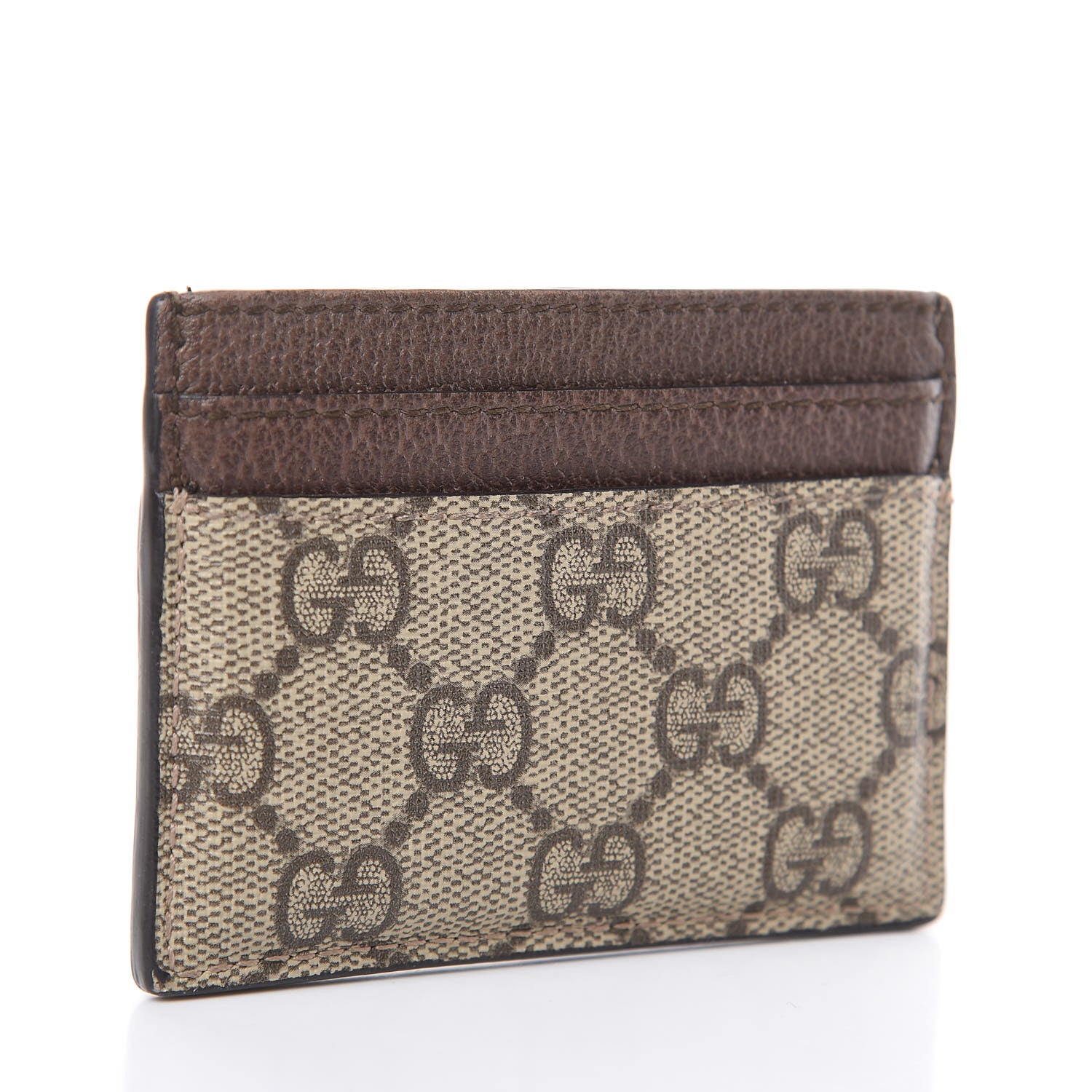 Gucci GG Supreme Monogram Ophidia Card Holder Brown 3 of 8