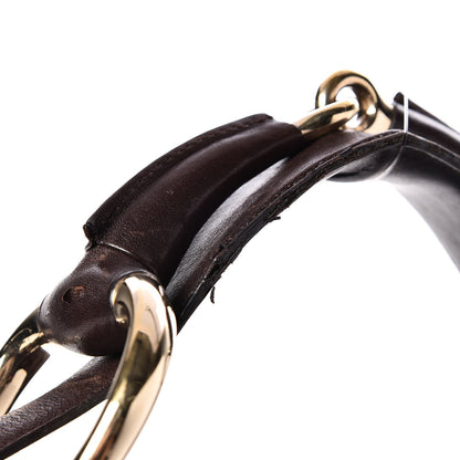 Gucci Guccissima Large Horsebit Chain Hobo Chocolate 9 of 13