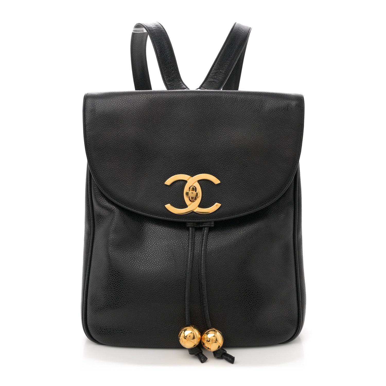 Chanel Caviar CC Backpack Black 1 of 10