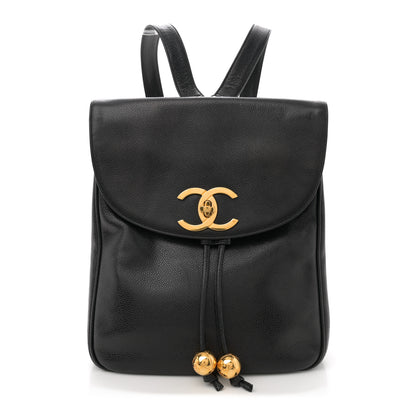 Chanel Caviar CC Backpack Black 1 of 10