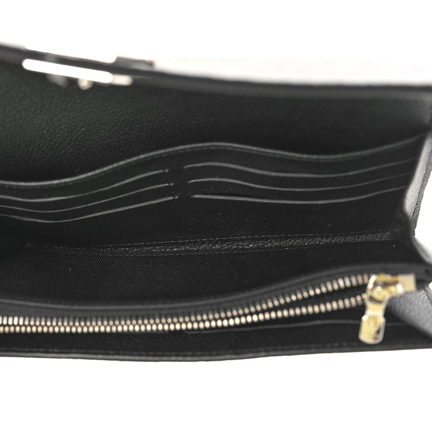 Soft Calfskin My Lockme Wallet Black