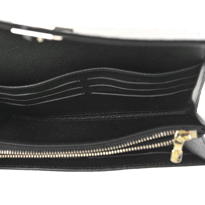 Louis Vuitton Soft Calfskin My Lockme Wallet Black 5 of 8