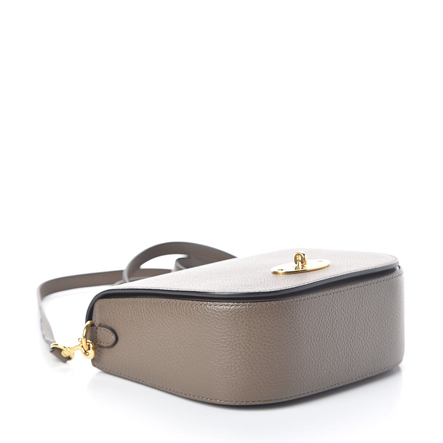 Natural Grained Calfskin Small Darley Satchel Clay