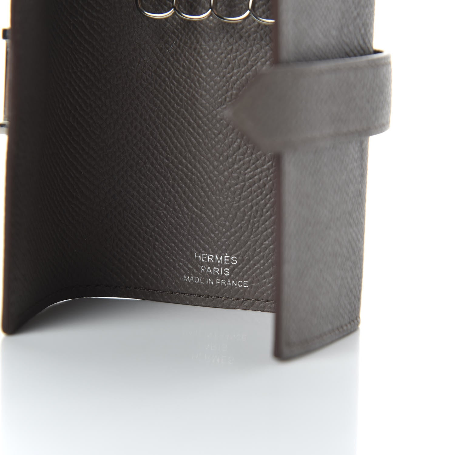 Hermes Epsom Bearn Multicles 4 Key Holder Etain 6 of 7